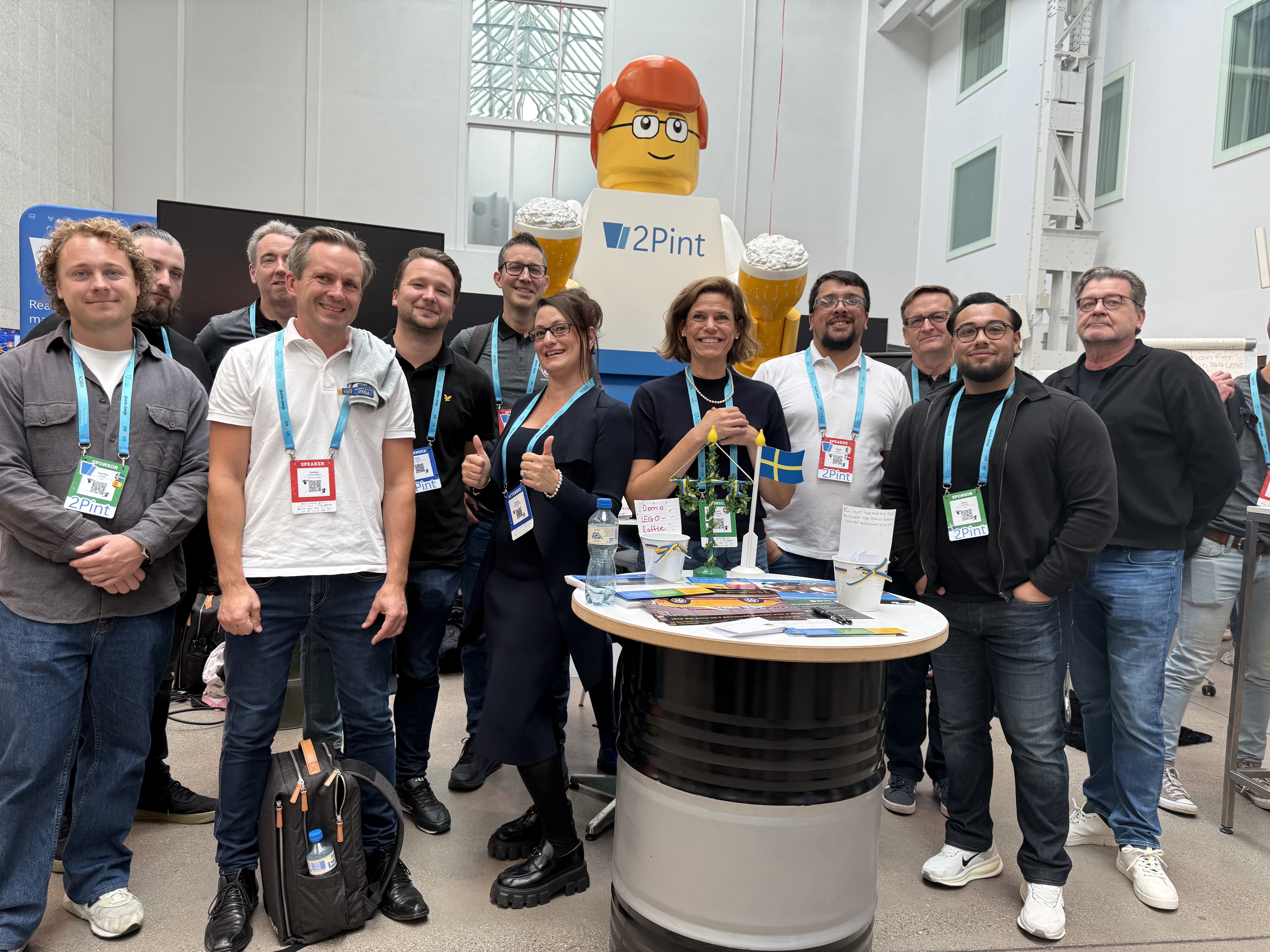 wpninjas-summit-booth.jpeg 2Pint employees at the WP Ninjas Summit 2025 booth